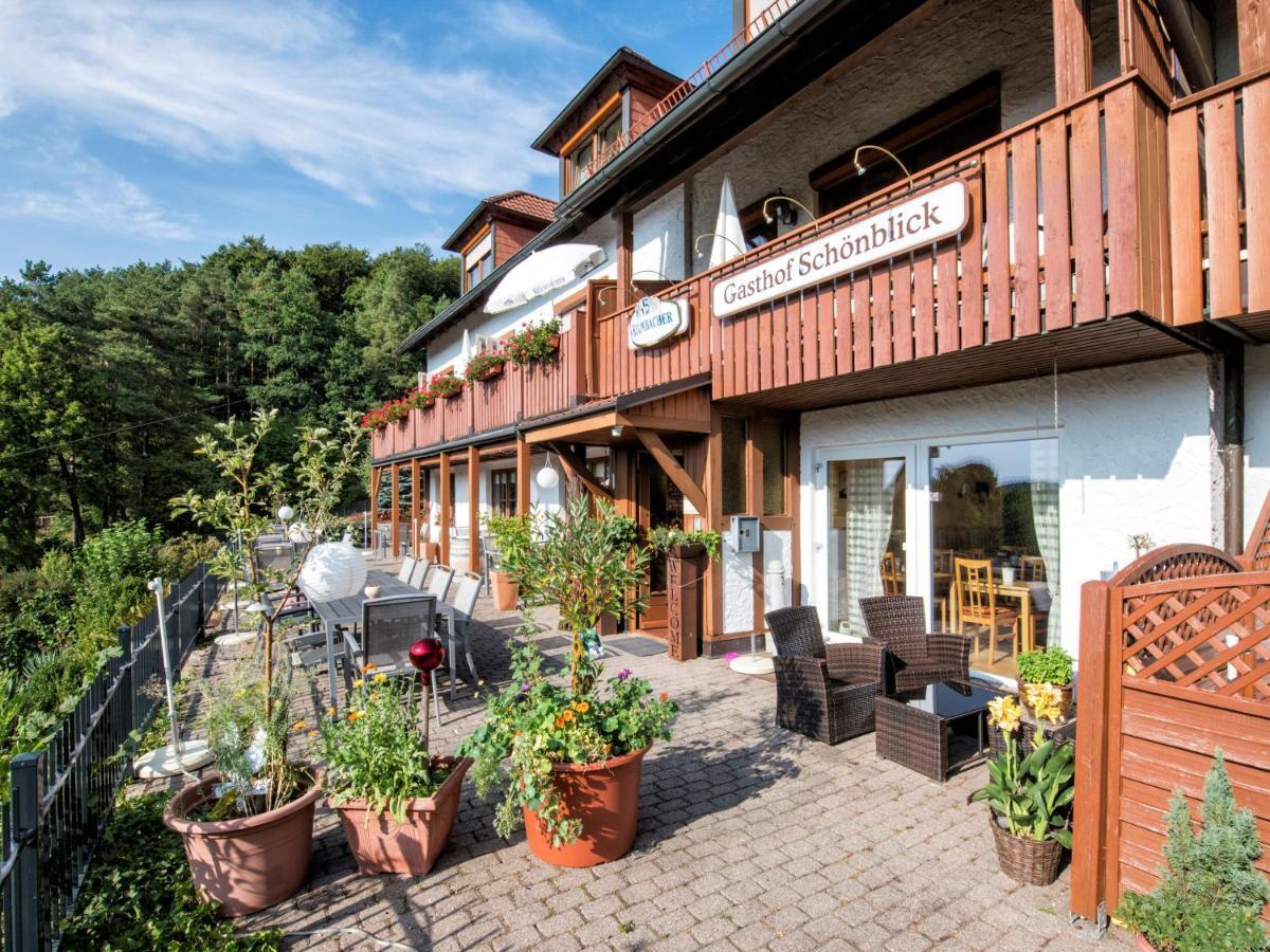 Gasthof Schoenblick Goessweinstein Eksteriør billede